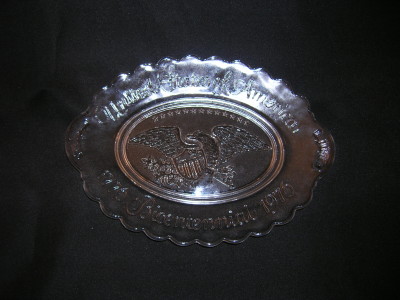 Avon Collectible Glass Bread Plate