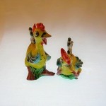 Vintage Chicken Salt and Pepper Shakers Japan