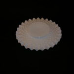 Fenton Hobnail mayonnaise plate