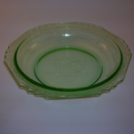 Depression Glass Bowl in green
