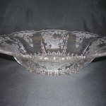 Meadow Wreath bowl by New Martinsville Glass