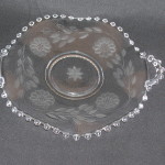 Candlewick Crimped Plate by Imperial Glass