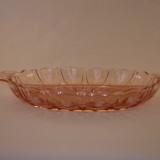 Oyster and Pearl Pattern Relish - Old Time Glass