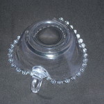 Imperial Candlewick Glass bowl, heart shaped