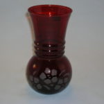 Royal Ruby Glass vase