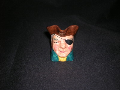 Sterling Character Jug-Captain Patch