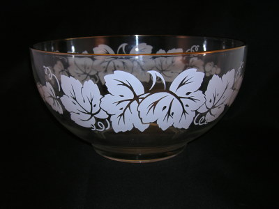 Anchor Hocking Punch Bowl Set - Old Time Glass