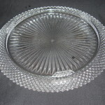 Miss America Cake Plate by Hocking Glass