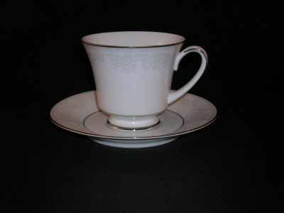 Noritake China Misty Cup and Saucer