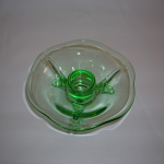 Fostoria #2394 candle holder, top view