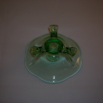 Fostoria #2394 Candle Holder in green