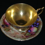 Aynsley Orchard Gold Cup and Saucer