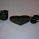 Vintage Heart Shaped Tea Set