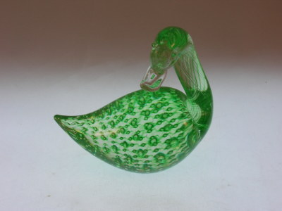 Fratelli Toso Murano Glass Duck - Old Time Glass