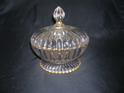 Jeannette Glass National Candy Dish