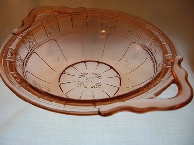 Jeannette Doric Pink Depression Glass Bowl