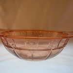 Jeannette Doric Pink Depression Glass Bowl