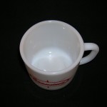 Federal milk glass mug