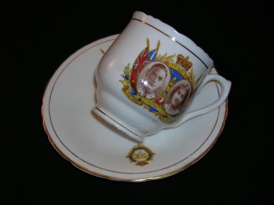 King George V1 Coronation Cup and Saucer