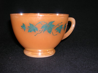Fire King Peach Lustre Punch Cup