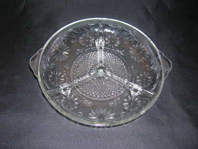 Indiana Glass Daisy Pattern Relish