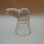 Glass Boot toothpick holder