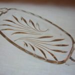 Indiana Glass Oleander pattern tray