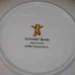 Alphabet Bears Tiffany and Co