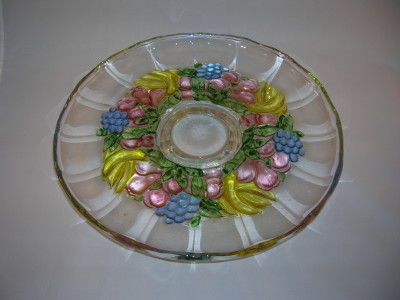 Indiana Glass Garland Cake Plate
