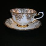 Royal Albert Gold Fern Cup and Saucer
