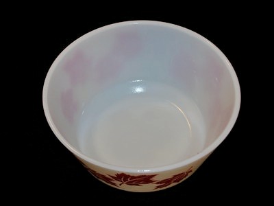 Vintage Quaker Oats Ceramic Milk Glass Cereal Fruit Bowl