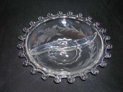 Heisey Lariat Pattern Glass Relish
