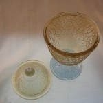 Crackled Glassware Candy Dish-McKee