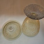 Crackled Glassware Candy Dish-McKee