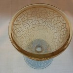 Crackled Glassware Candy Dish-McKee