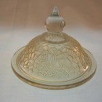 Crackled Glassware Candy Dish-McKee