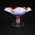 Dugan Carnival Glass Compote