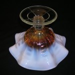 Dugan Carnival Glass Compote