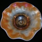 Dugan carnival glass compote-Coin Spot