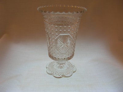 Imperial Glass Amelia Star Medallion Celery Vase