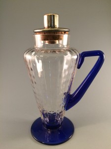 Antique Cocktail Shaker-Bryce Block Optic
