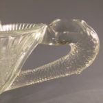 Brockwitz Art Deco Serpent bowl handles closeup