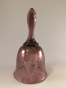 Fenton Collectible Glass Bell-Amethyst