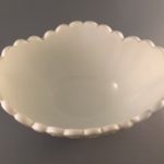 Fenton Daisy and Button pattern bowl top view