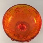 Fenton Rose candy dish top view