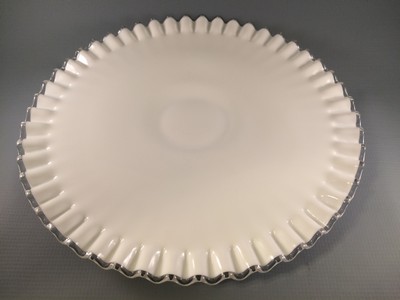 Fenton Silver Crest Low Cake Stand