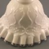 Fenton Spanish Lace Silver Crest bell close up