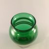 Forest Green Anchor Hocking vase top view