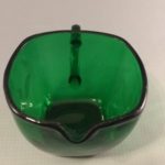 Forest Green Charm creamer front view