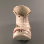 Harmony Rose bone china boot-Old Foley James Kent front view